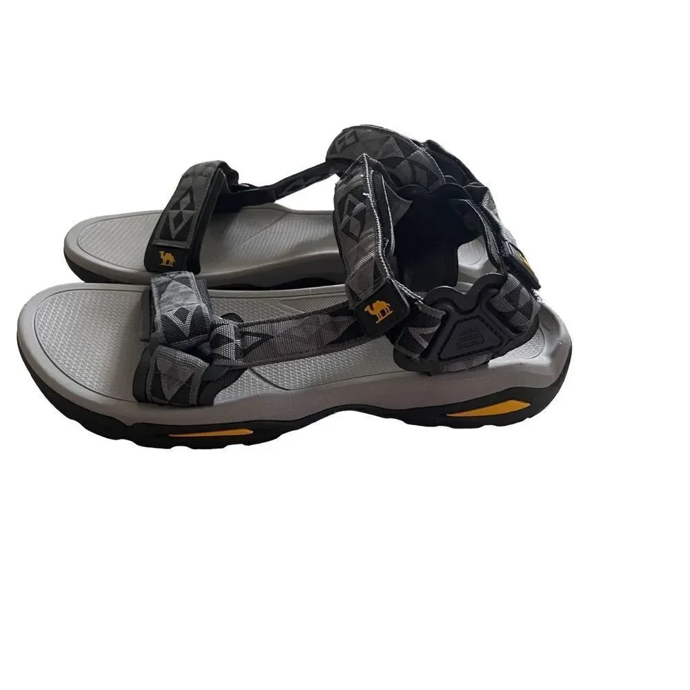 Camel Crown Mens Gray Outdoor Comfort Beach Summer Water Sports Sandals Size 11
